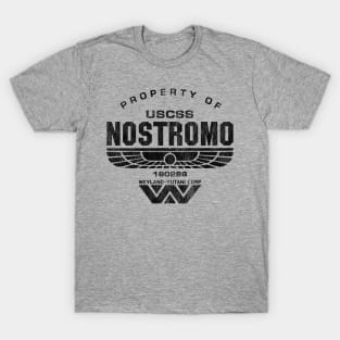 Property of USCSS Nostromo Lts Worn T-Shirt